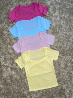 Remera doble tela LARGAS T.M/L