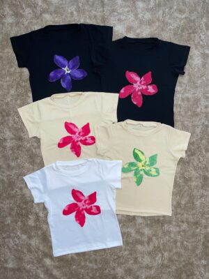 Baby Tee Flor Ibizkuz