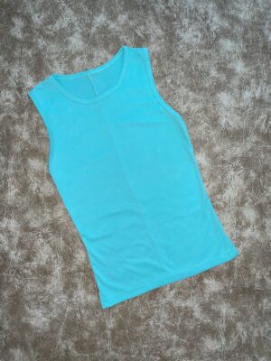 Musculosa larga verde aqua