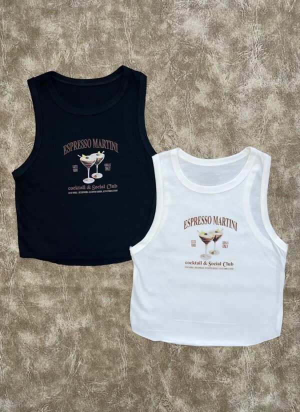 Musculosa Baby Tee Martini