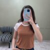 Remera combinada inversa