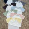 Remera combinada Blanco con Color