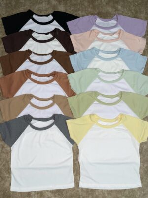 img_6361 Remera combinada Blanco con Color