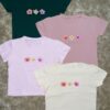 Baby Tee  3 flores
