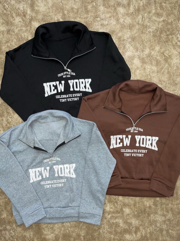 Buzo Frizado New York Cierre