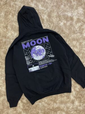 Buzo Frizado Negro Moon T.1