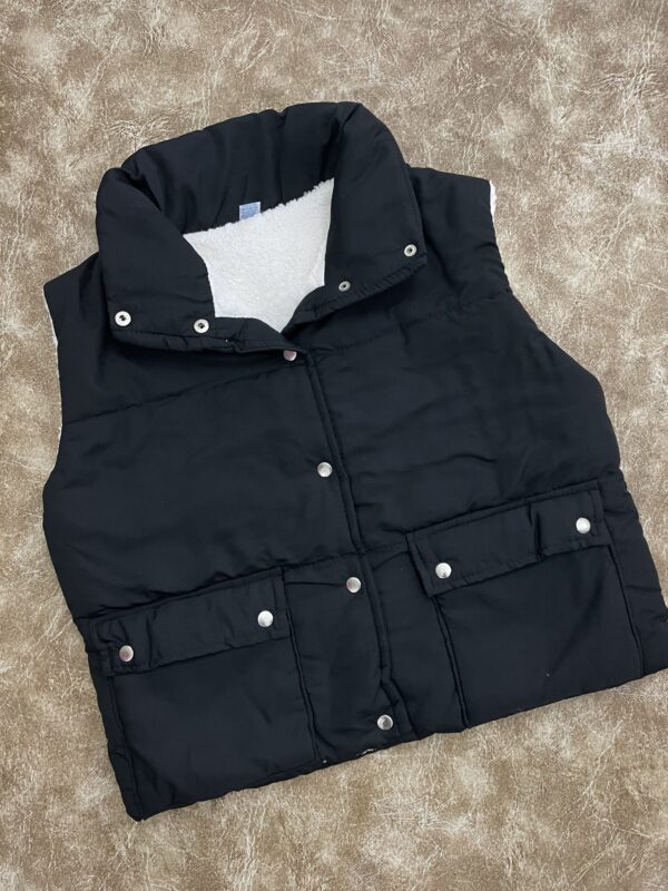 Chalecos Puffer con Corderito