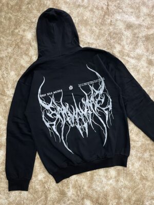 Buzo Frizado negro Tribal T.4