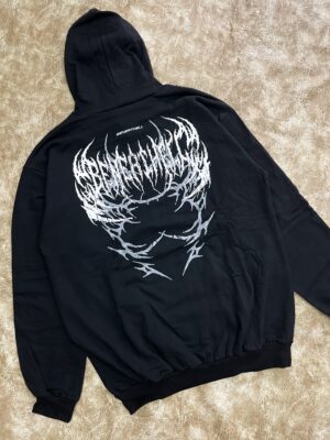 Buzo Frizado Espinas Negro