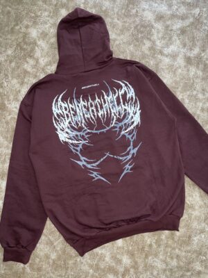 Buzo Frizado Espinas Chocolate