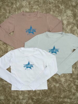 img_0084 Baby Tee Stargirl azul